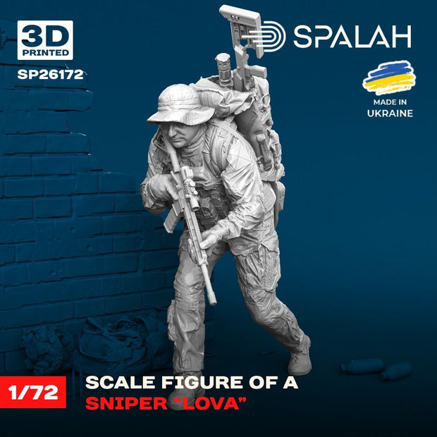 Spalah SP26172 Figure "Sniper "Lova" Scale 1:72