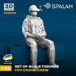 Spalah SP26335 Set of figures FPV drone crew Scale Figure Model 1:35 | Detailed 3D Printed Resin Kit