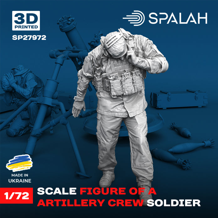 Spalah SP27972 Scale figure "Artillery crew soldier" Scale 1:72