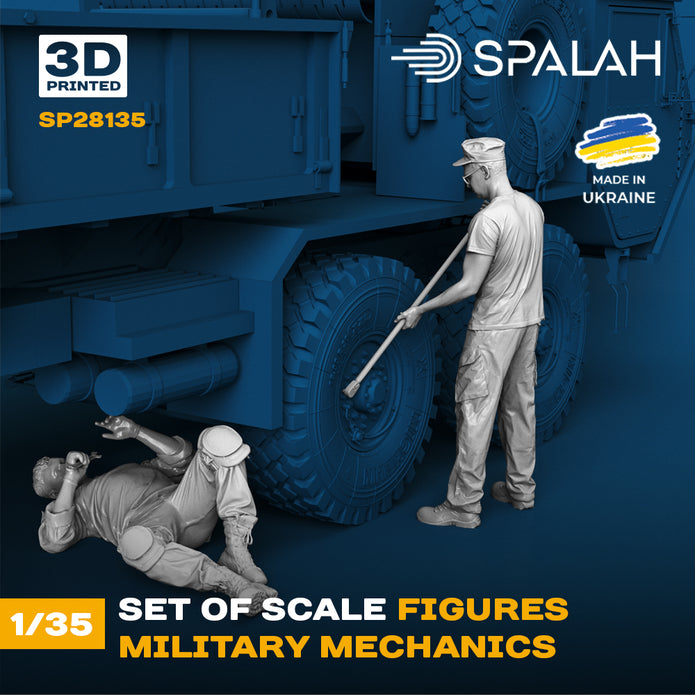 Spalah SP28135 Set of figures "Military mechanics" Scale 1/35