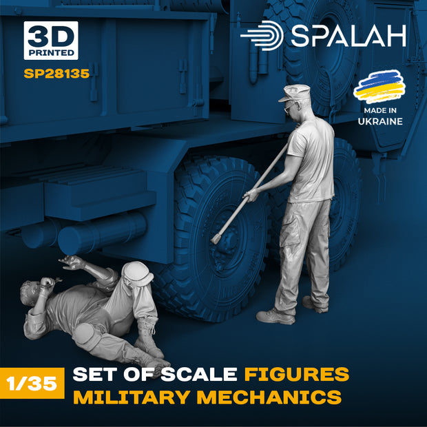 Spalah SP28135 Set of figures "Military mechanics" Scale 1:35