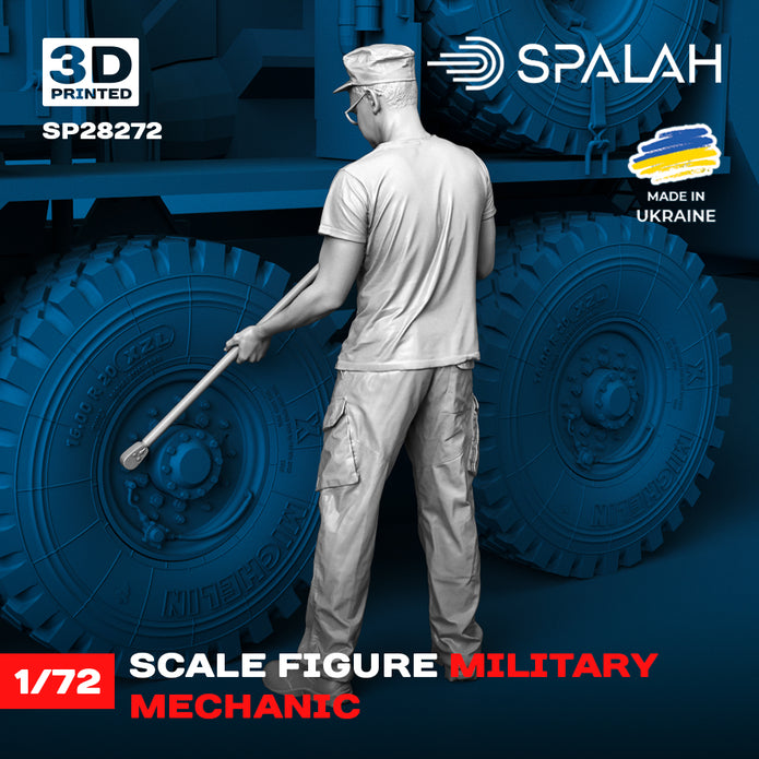 Spalah SP28272 Figure "Military mechanic" Scale 1:72