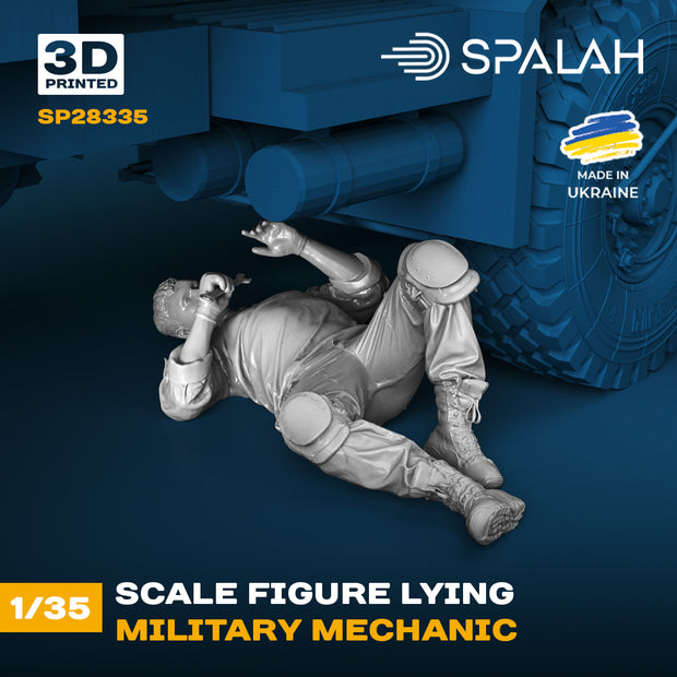 Spalah SP28335 Figure "Lying military mechanic" Scale 1:35