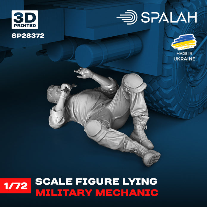 Spalah SP28372 Figure "Lying military mechanic" Scale 1:72
