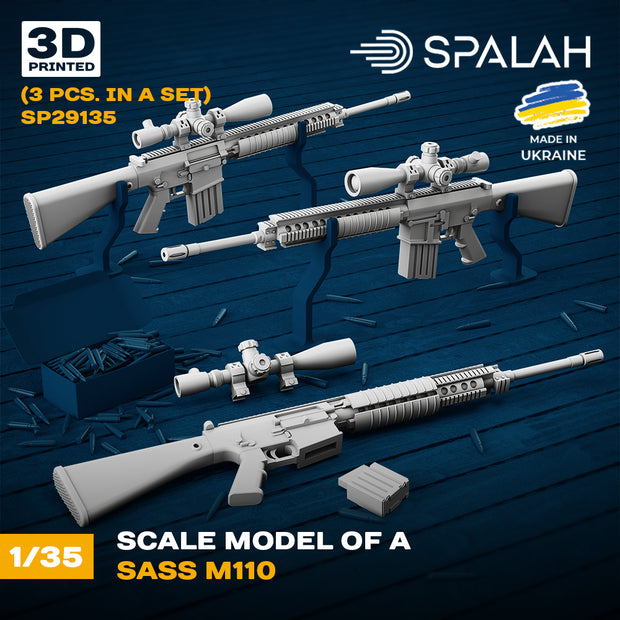 Spalah SP29135 Set of scale models "SASS M110 rifle", (3 pcs.) Scale 1:35