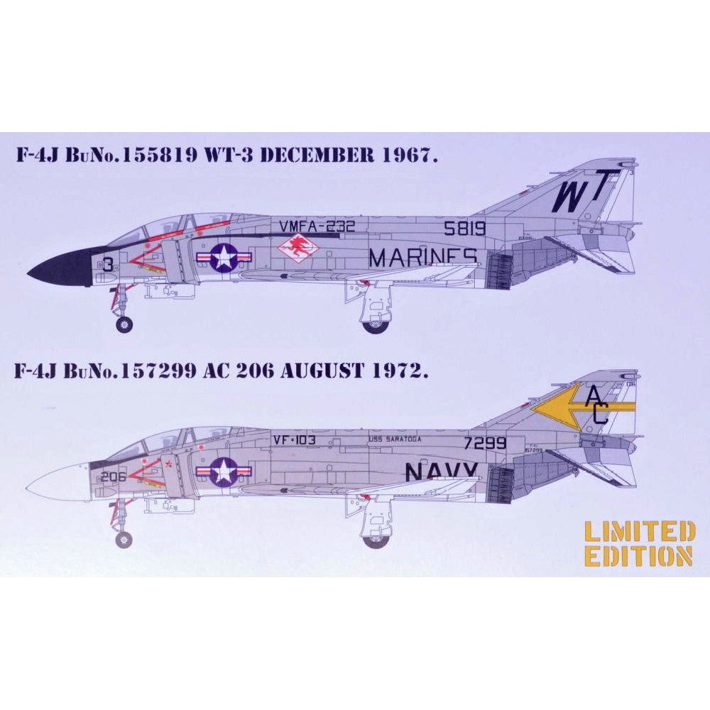 Fighter McDonnell Douglas F4J Phantom II, Aircraft Model Kit Scale 1:144 SOVA-M SVM 14001