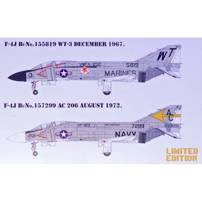 Fighter McDonnell Douglas F4J Phantom II, Aircraft Model Kit Scale 1:144 SOVA-M SVM 14001