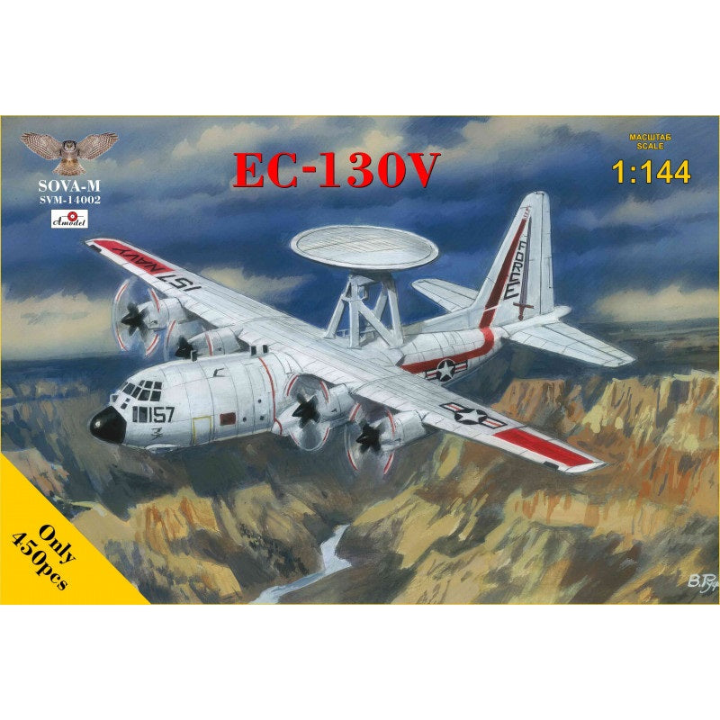 Lockheed EC-130V Hercules (AEW&C), Aircraft Model Kit Scale 1:144 SOVA-M SVM 14002