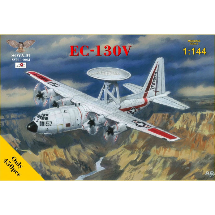 Lockheed EC-130V Hercules (AEW&C), Aircraft Model Kit Scale 1:144 SOVA-M SVM 14002