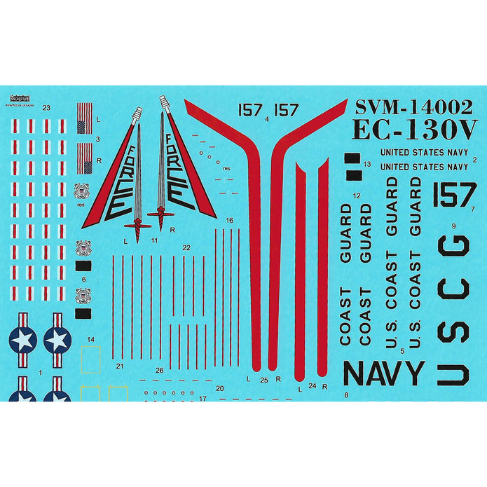 Lockheed EC-130V Hercules (AEW&C), Aircraft Model Kit Scale 1:144 SOVA-M SVM 14002