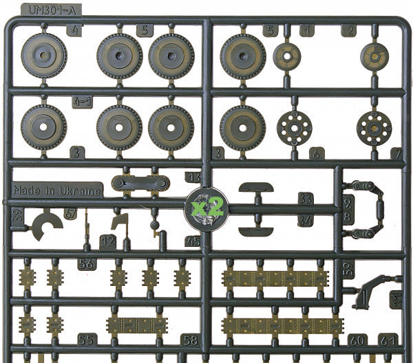 UMT 676-01 Tank "BT-7A" with F-32 tank gun Scale 1:72 Plastic Model Tank Kit