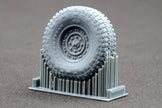 HMMWV MT/R 24-bolt Sagged Wheel Set (for Academy, ICM, Universal) 1:35 Scale X WM 35001S