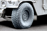 HMMWV MT/R 24-bolt Sagged Wheel Set (for Academy, ICM, Universal) 1:35 Scale X WM 35001S
