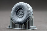 HMMWV MT/R 12-bolt Sagged Wheel Set (for Academy, ICM, Universal) 1:35 Scale X WM 35002S