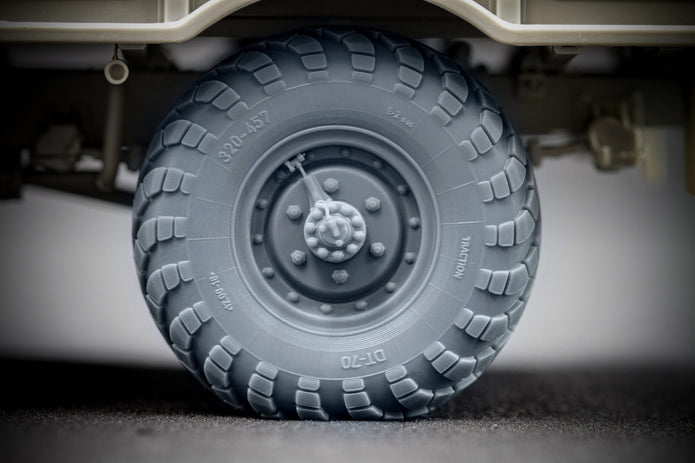 GAZ-66 Sagged Wheel Set (for Trumpeter model kit) 1:35 Scale X WM 35005S