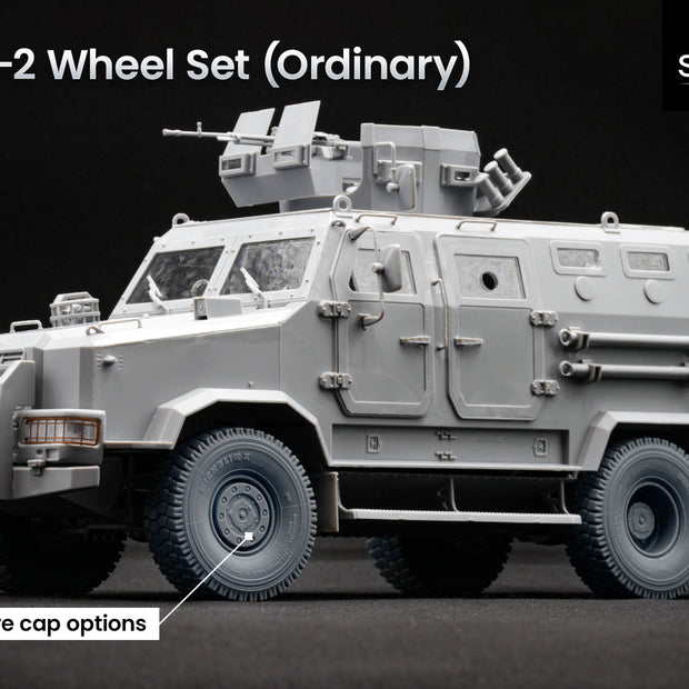 Kozak-2 Ordinary Wheel Set (for ICM model kit) 1:35 Scale X WM 35006