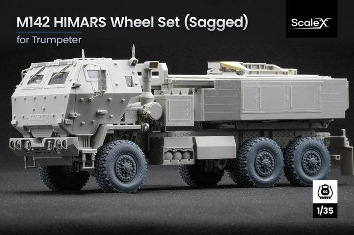 HIMARS Sagged Wheel Set for Trumpeter (for Trumpeter model kit) 1:35 Scale X WM 35011S