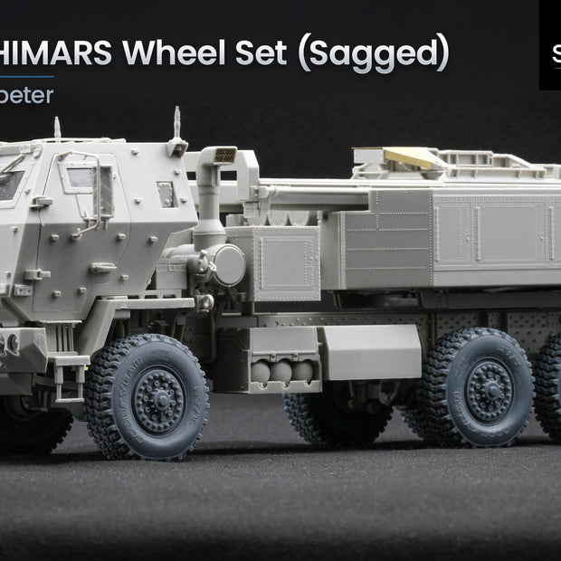 HIMARS Sagged Wheel Set for Trumpeter (for Trumpeter model kit) 1:35 Scale X WM 35011S