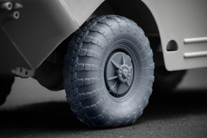 BRDM-2 Sagged Wheel Set (for Trumpeter model kit) 1:35 Scale X WM 35013S