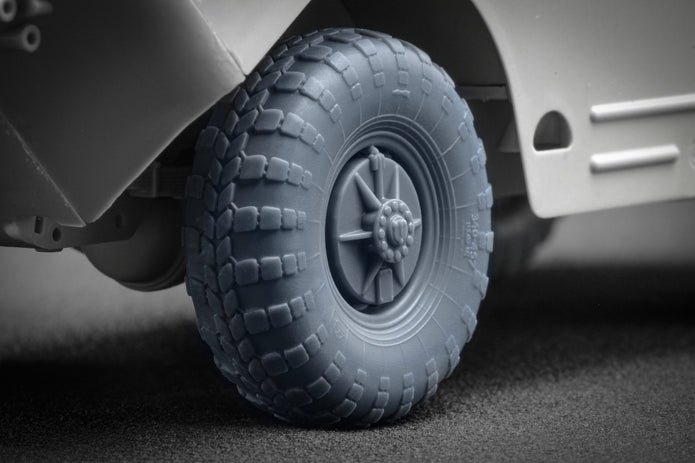 BRDM-2 Ordinary Wheel Set (for Trumpeter model kit) 1:35 Scale X WM 35013