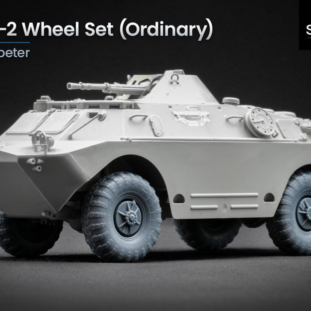 BRDM-2 Ordinary Wheel Set (for Trumpeter model kit) 1:35 Scale X WM 35013