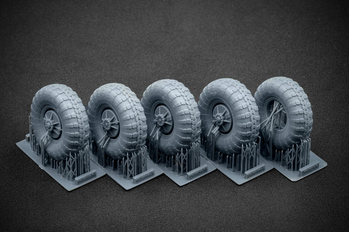 BRDM-2 Ordinary Wheel Set (for Trumpeter model kit) 1:35 Scale X WM 35013