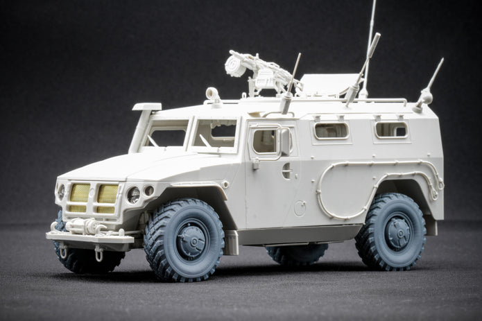 GAZ Tiger v1 Sagged Wheel Set (for Meng model kit) 1:35 Scale X WM 35015S