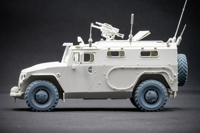 GAZ Tiger v1 Sagged Wheel Set (for Meng model kit) 1:35 Scale X WM 35015S