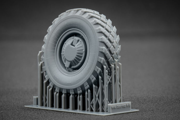 GAZ Tiger v2 Sagged Wheel Set (with protection) (for Meng model kit) 1:35 Scale X WM 35016S