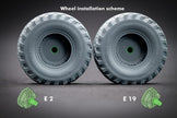 GAZ Tiger v2 Ordinary Wheel Set (with protection) (for Meng model kit) 1:35 Scale X WM 35016