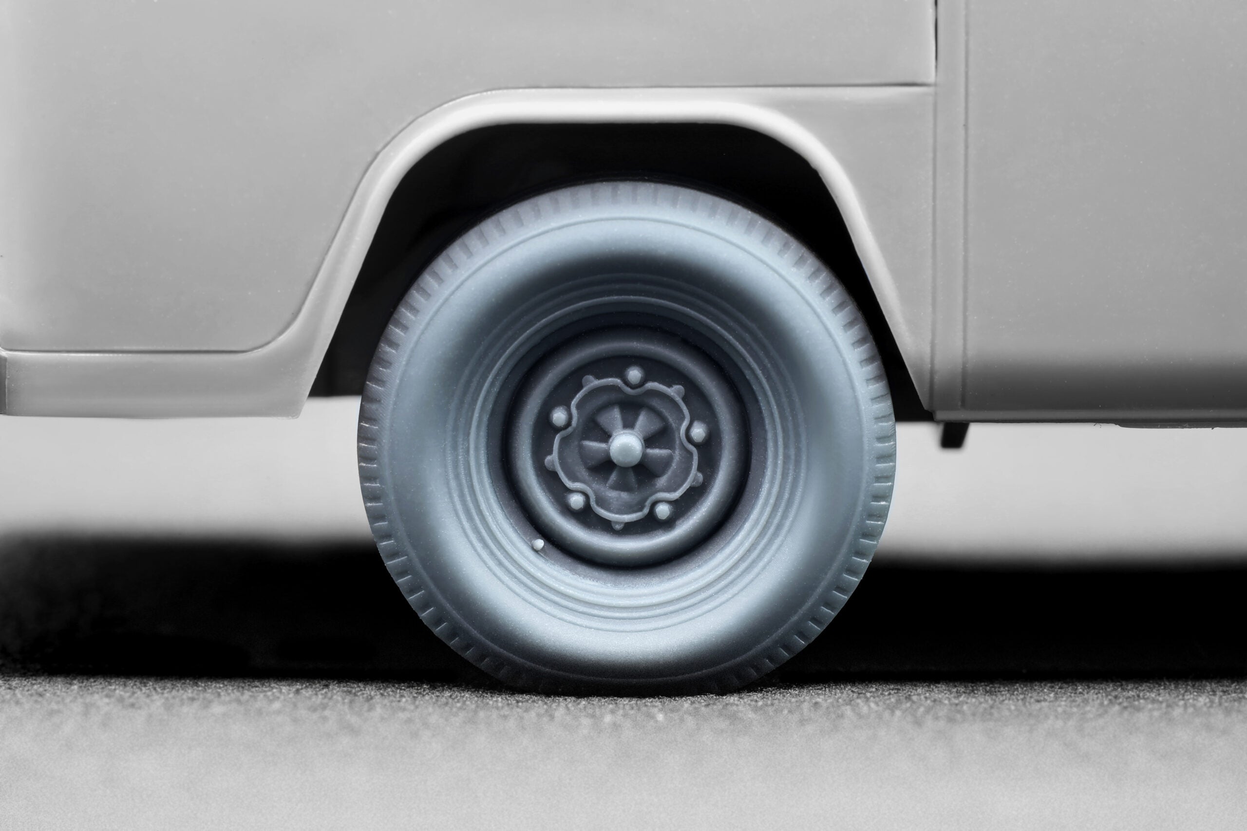 Cargo Truck T2 “Transporter” Sagged Wheel Set (for AK-Interactive model kit) 1:35 Scale X WM 35019S