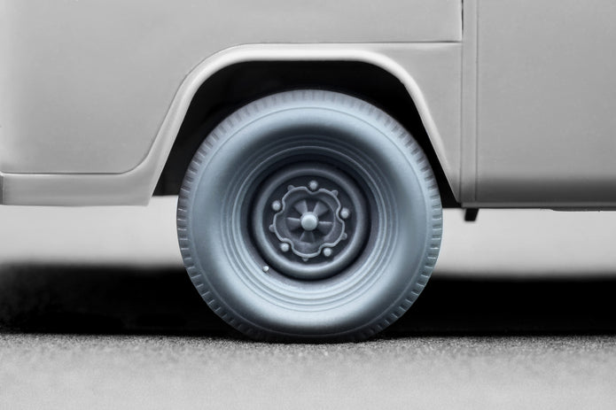 Cargo Truck T2 “Transporter” Sagged Wheel Set (for AK-Interactive model kit) 1:35 Scale X WM 35019S