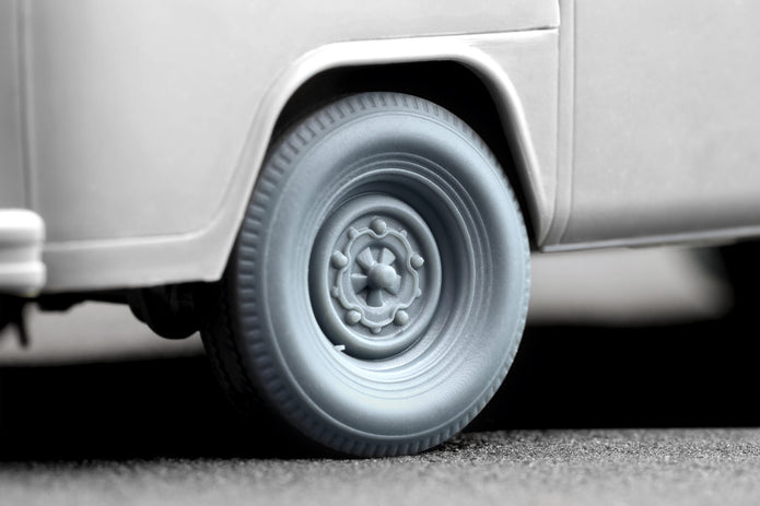 Cargo Truck T2 “Transporter” Ordinary Wheel Set (for AK-Interactive model kit) 1:35 Scale X WM 35019