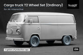 Cargo Truck T2 “Transporter” Ordinary Wheel Set (for AK-Interactive model kit) 1:35 Scale X WM 35019