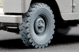 L. Rover 88 6.5 Ordinary Wheel Set (for AK-Interactive model kit) 1:35 Scale X WM 35020