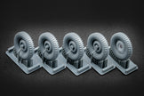 U.S Willys MB Sagged Wheel Set 1:35 Scale X WW 35001S