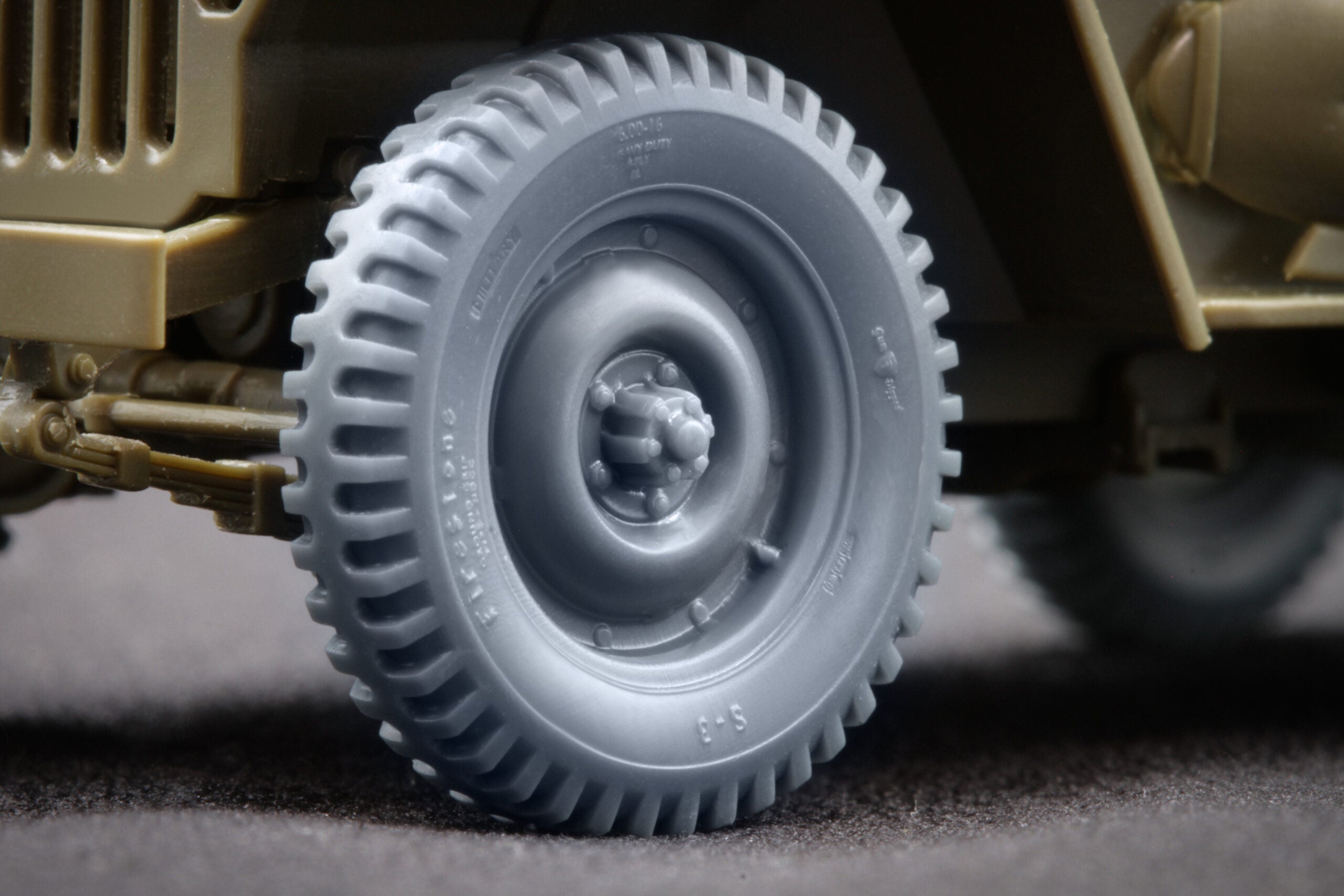 U.S Willys MB Ordinary Wheels Set 1:35 Scale X WW 35001