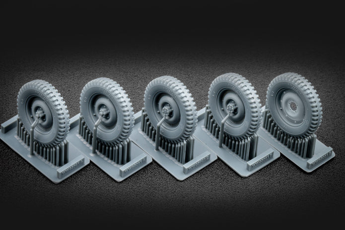 U.S Willys MB Ordinary Wheels Set 1:35 Scale X WW 35001