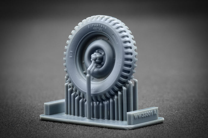 U.S Willys MB Ordinary Wheels Set 1:35 Scale X WW 35001