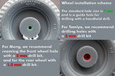 U.S Willys MB Ordinary Wheels Set 1:35 Scale X WW 35001