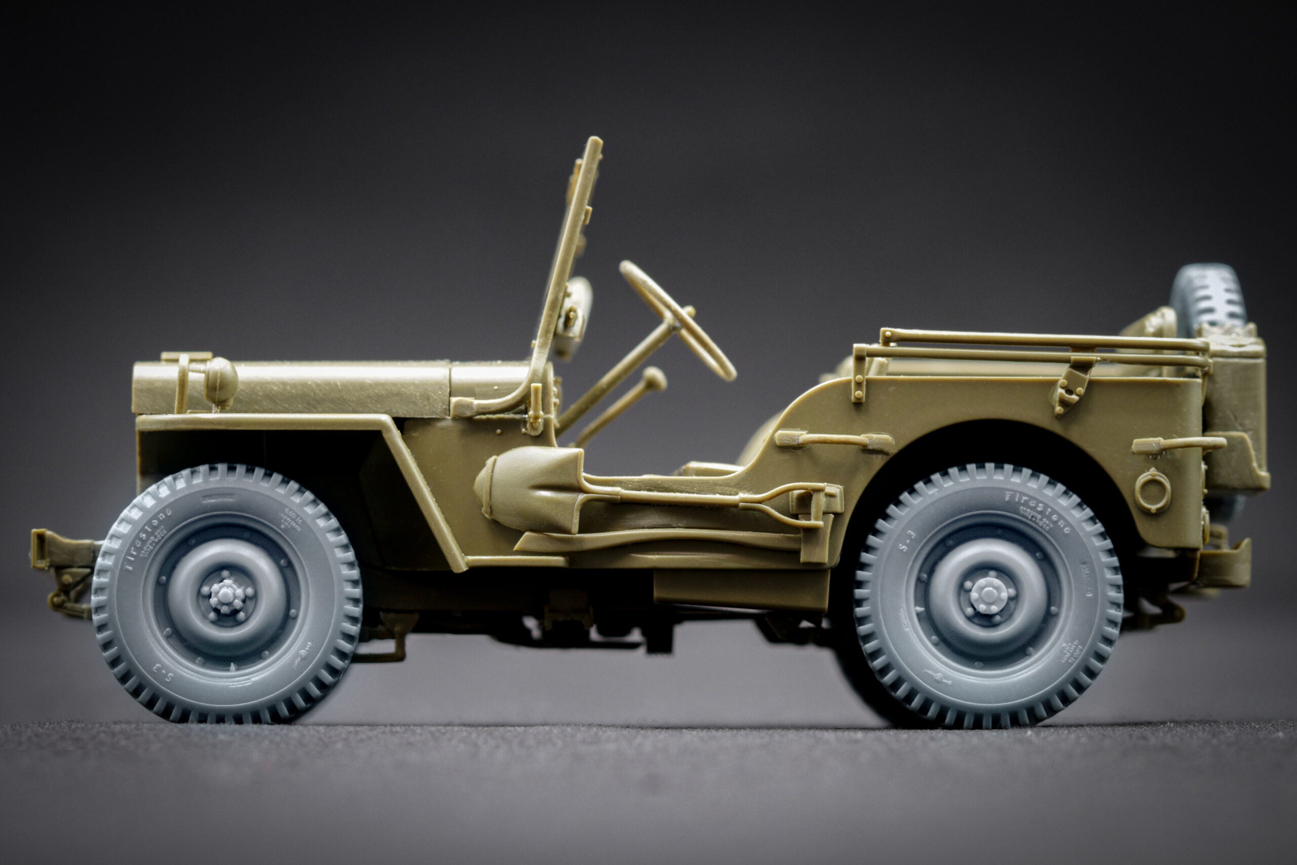 U.S Willys MB Ordinary Wheels Set 1:35 Scale X WW 35001