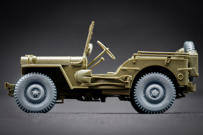 U.S Willys MB Ordinary Wheels Set 1:35 Scale X WW 35001