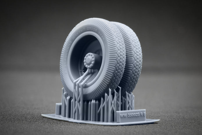 Zis-5 Sagged Wheel Set (for HobbyBoss model kit) 1:35 Scale X WW 35002S