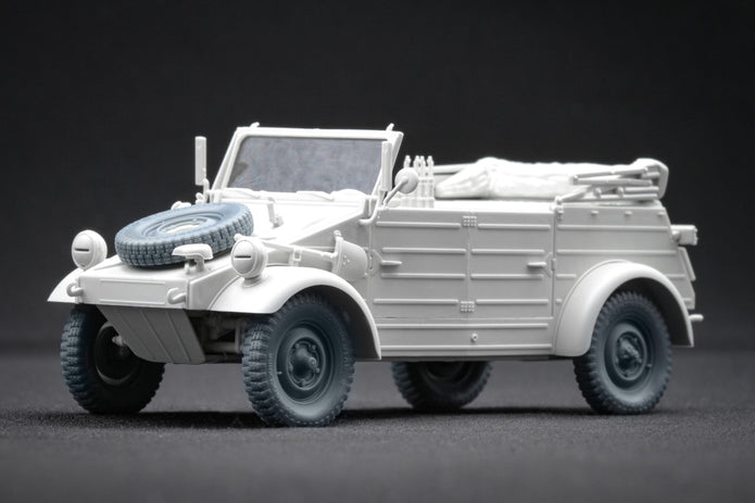VW type 82 “Kübelwagen” Sagged Wheel Set (for Meng, Tamiya model kit) 1:35 Scale X WW 35003S