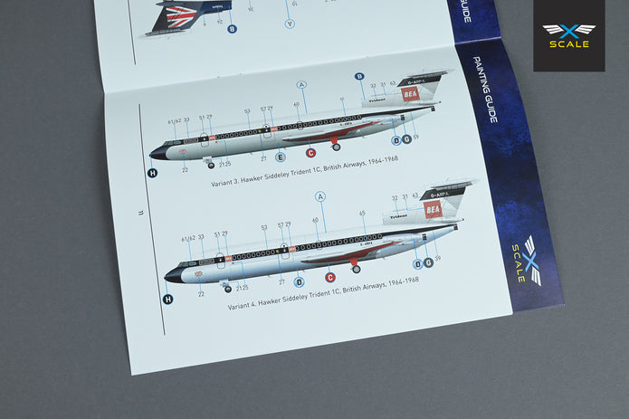 Trident 1С Scale 1:144 X-Scale 144003 Plastic Model Aircraft Kit