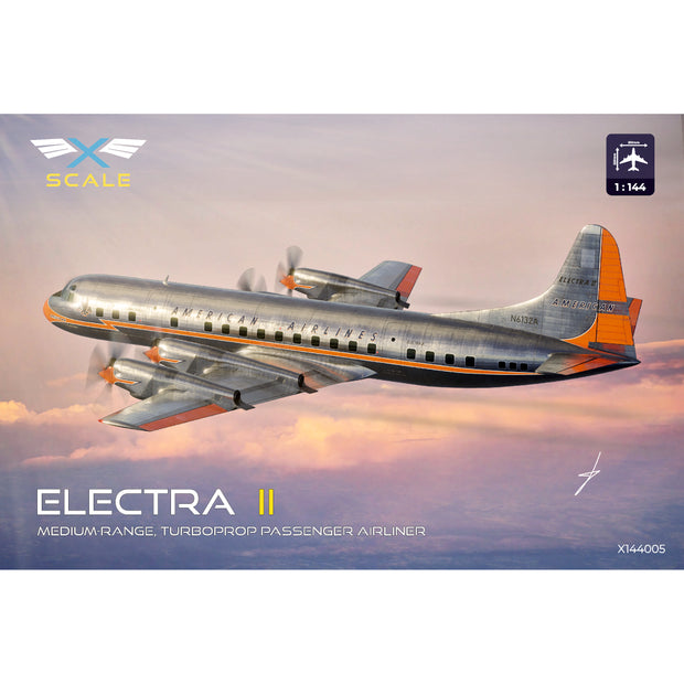 Lockheed L-188A Electra II Scale 1:144 X-Scale 144005 Plastic Model Aircraft Kit