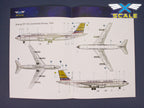 Boeing 707-124 Continental Scale 1:144 X-Scale-144008 Plastic Model Aircraft Kit