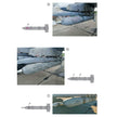 Foxbot 48-088 Decals Stencils for Missile S-24 with death wishes, Ukranian Air Forces Scale 1:48