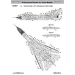 Foxbot 72-078 Decals Stencils for Sukhoi Su-24M, Ukrainian Air Force Scale 1:72 for Aircraft Plastic Model Kit