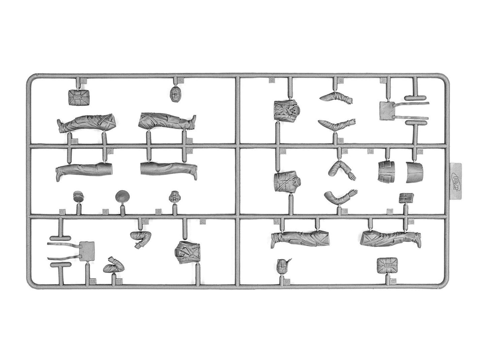 ICM 32115 Plastic model kit Scale 1:32 WWII China Guomindang AF Pilots 3 figures